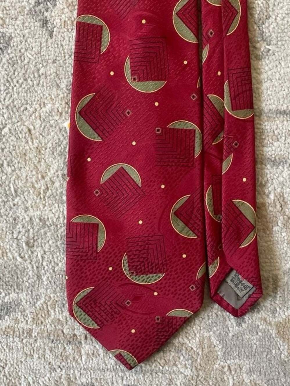 Robert Talbott Studio Gallagher Red Silk Necktie … - image 1